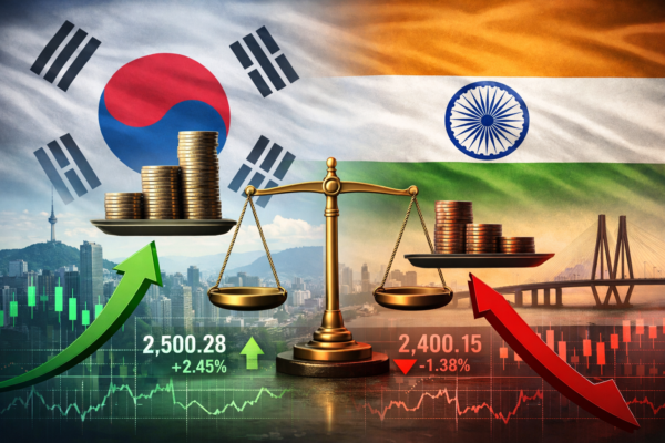 South Korea stock market overtakes India