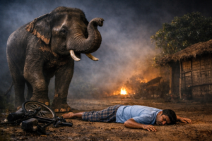 Elephant attack in Dhenkanal