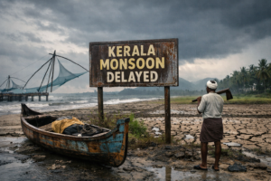Kerala monsoon delayed IMD forecast