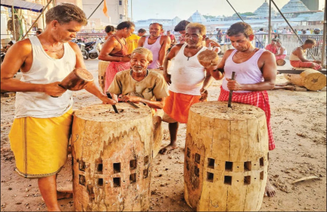 Rath Yatra Chariot Construction