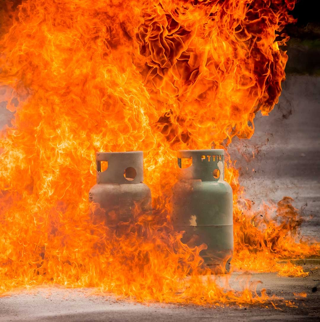 LPG cylinder fire in Bhadrak