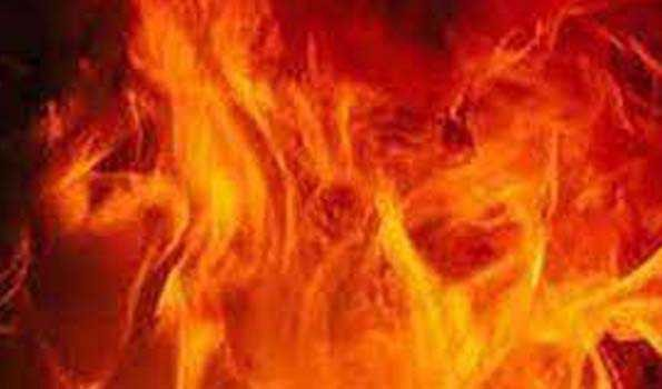fire at Bhubaneswar garment warehouse