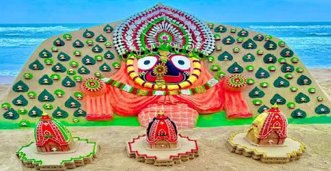 101 Sand Idols Lord Jagannath Rath Yatra