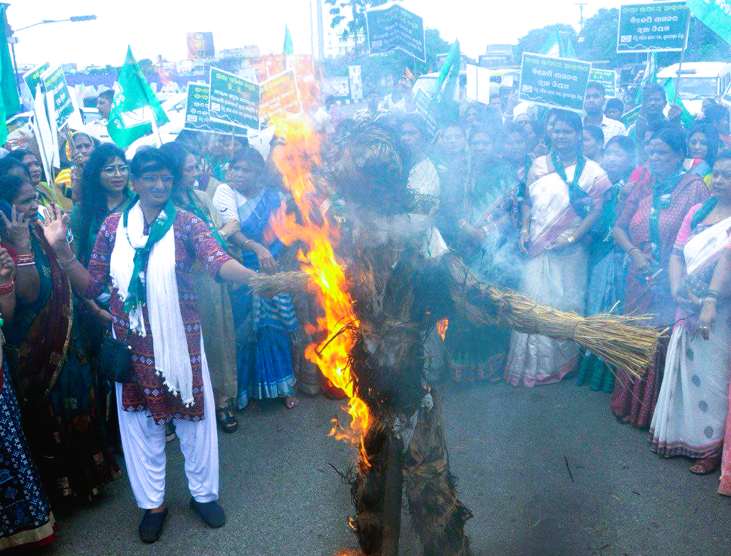 BJD Women Demand Arrest of Nilagiri MLA Over Derogatory Remarks, Poaching Allegations