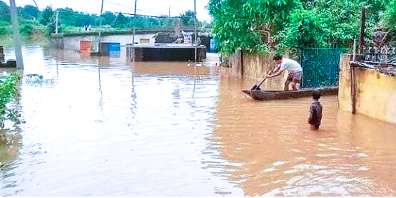 Flood threat in Sundargarh