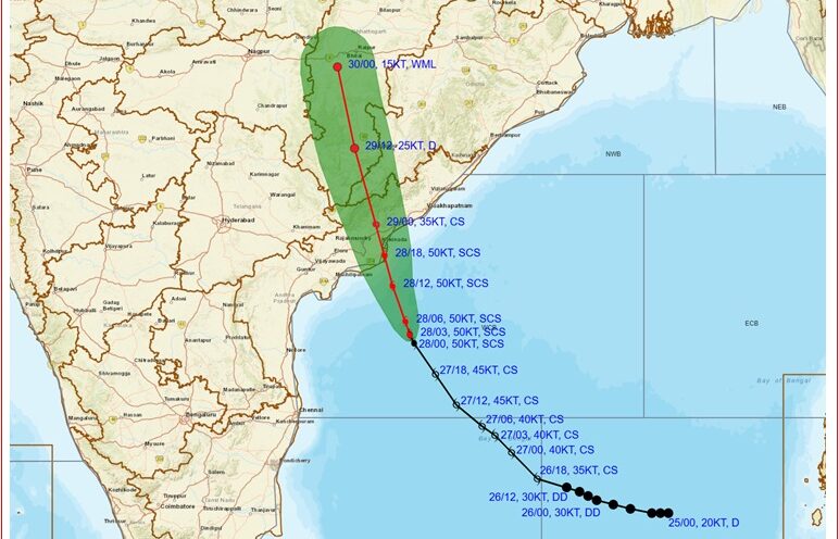 Cyclone Montha Red Alert Odisha