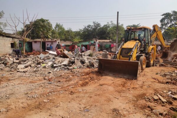 Salia Sahi eviction Bhubaneswar